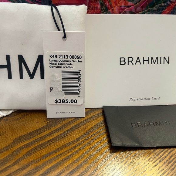 Brahmin Large Duxbury Satchel purse - Picture 9 of 9